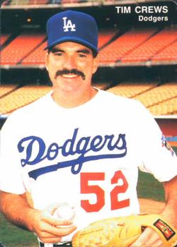 1992 Mother's Cookies Los Angeles Dodgers #13 Tim Crews Front