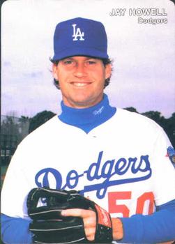 1992 Mother's Cookies Los Angeles Dodgers #19 Jay Howell Front