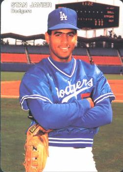 1992 Mother's Cookies Los Angeles Dodgers #20 Stan Javier Front