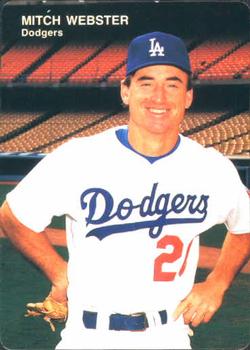 1992 Mother's Cookies Los Angeles Dodgers #26 Mitch Webster Front