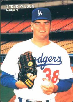 1992 Mother's Cookies Los Angeles Dodgers #27 Steve Wilson Front