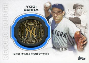 2013 Topps Update - Record Holder Rings #RHR-YB Yogi Berra Front