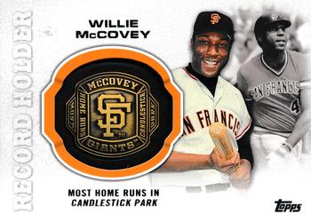 2013 Topps Update - Record Holder Rings #RHR-WM Willie McCovey Front