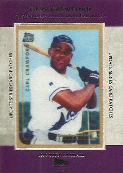 2013 Topps Update - Rookie Commemorative Patches #TRCP-9 Carl Crawford Front