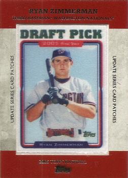 2013 Topps Update - Rookie Commemorative Patches #TRCP-12 Ryan Zimmerman Front