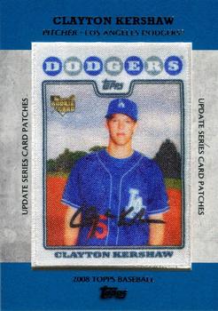 2013 Topps Update - Rookie Commemorative Patches #TRCP-14 Clayton Kershaw Front