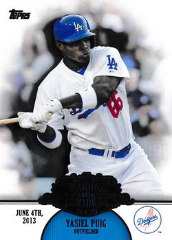 2013 Topps Update - Making Their Mark #MM-38 Yasiel Puig Front