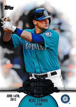 2013 Topps Update - Making Their Mark #MM-31 Mike Zunino Front