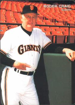 1992 Mother's Cookies San Francisco Giants #1 Roger Craig Front