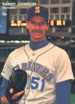 1992 Mother's Cookies Seattle Mariners #13 Randy Johnson Front