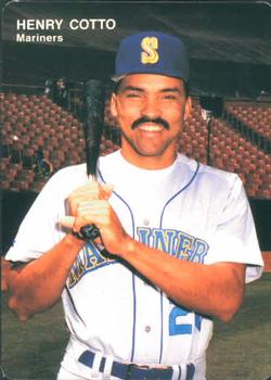 1992 Mother's Cookies Seattle Mariners #9 Henry Cotto Front