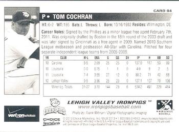 2013 Choice Lehigh Valley IronPigs Update #4 Tom Cochran Back