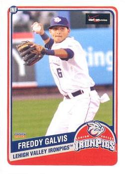 2013 Choice Lehigh Valley IronPigs Update #7 Freddy Galvis Front