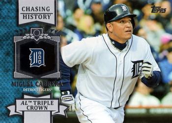 2013 Topps Update - Chasing History #CH-120 Miguel Cabrera Front
