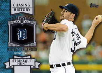 2013 Topps Update - Chasing History #CH-132 Justin Verlander Front