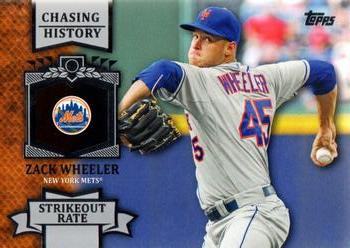 2013 Topps Update - Chasing History #CH-136 Zack Wheeler Front