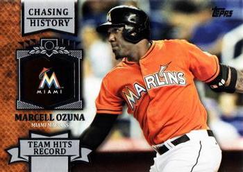 2013 Topps Update - Chasing History #CH-141 Marcell Ozuna Front