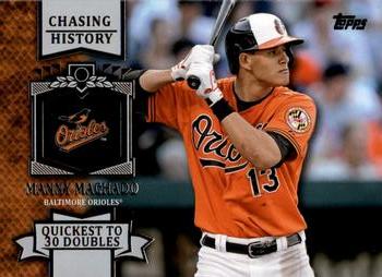 2013 Topps Update - Chasing History #CH-148 Manny Machado Front