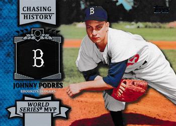 2013 Topps Update - Chasing History #CH-112 Johnny Podres Front