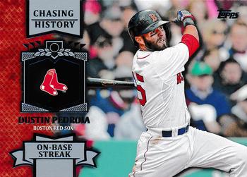 2013 Topps Update - Chasing History #CH-133 Dustin Pedroia Front