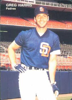 1992 Mother's Cookies San Diego Padres #2 Greg Harris Front