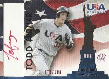 2006-07 USA Baseball Box Set  - Signatures Red #19 Todd Frazier Front