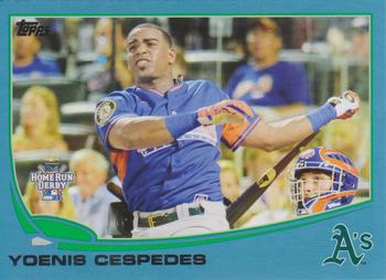 2013 Topps Update - Blue #US7 Yoenis Cespedes Front