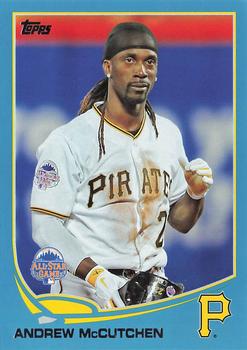2013 Topps Update - Blue #US35 Andrew McCutchen Front