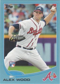 2013 Topps Update - Blue #US255 Alex Wood Front