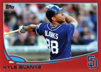 2013 Topps Update - Red #US74 Kyle Blanks Front