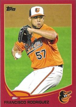 2013 Topps Update - Red #US78 Francisco Rodriguez Front
