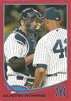 2013 Topps Update - Red #US263 Austin Romine Front