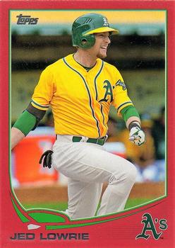 2013 Topps Update - Red #US266 Jed Lowrie Front