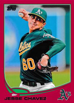 2013 Topps Update - Red #US130 Jesse Chavez Front
