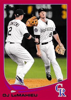 2013 Topps Update - Red #US15 D.J. LeMahieu Front