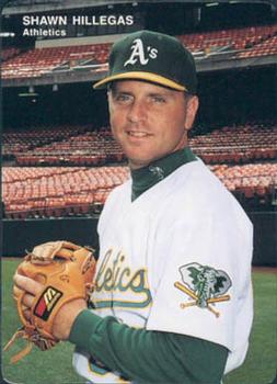 1993 Mother's Cookies Oakland Athletics #26 Shawn Hillegas Front