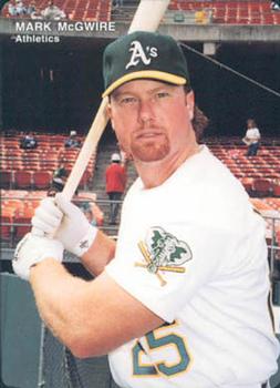 1993 Mother's Cookies Oakland Athletics #2 Mark McGwire Front