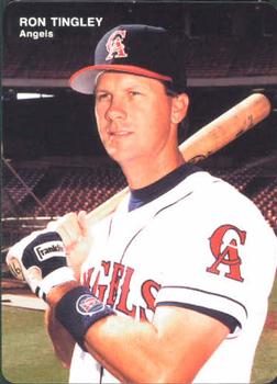 1993 Mother's Cookies California Angels #25 Ron Tingley Front