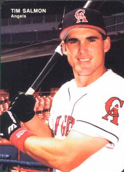 1993 Mother's Cookies California Angels #7 Tim Salmon Front