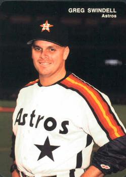1993 Mother's Cookies Houston Astros #17 Greg Swindell Front