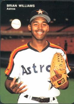 1993 Mother's Cookies Houston Astros #20 Brian Williams Front