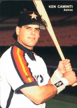 1993 Mother's Cookies Houston Astros #9 Ken Caminiti Front