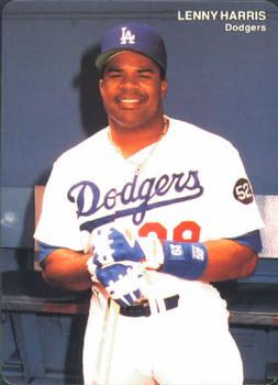 1993 Mother's Cookies Los Angeles Dodgers #13 Lenny Harris Front