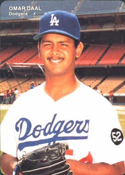1993 Mother's Cookies Los Angeles Dodgers #15 Omar Daal Front