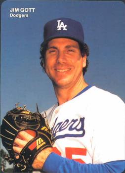 1993 Mother's Cookies Los Angeles Dodgers #17 Jim Gott Front
