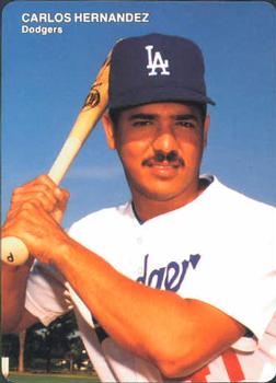 1993 Mother's Cookies Los Angeles Dodgers #18 Carlos Hernandez Front