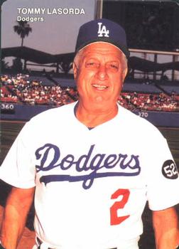 1993 Mother's Cookies Los Angeles Dodgers #1 Tommy Lasorda Front