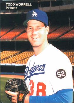 1993 Mother's Cookies Los Angeles Dodgers #21 Todd Worrell Front
