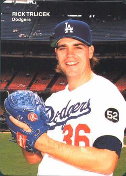 1993 Mother's Cookies Los Angeles Dodgers #27 Rick Trlicek Front