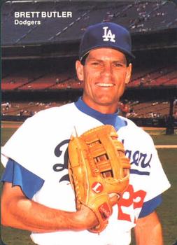 1993 Mother's Cookies Los Angeles Dodgers #3 Brett Butler Front